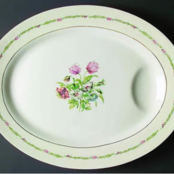 13"Oval platterGarden Flowers by HAVILAND